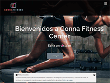 Tablet Screenshot of gonnafitnesscenter.com